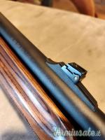 Remington 870 Calibro 12, canna rilfled. Con punto rossi.