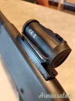 Remington 870 Calibro 12, canna rilfled. Con punto rossi.