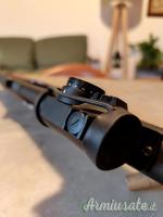 Remington 870 Calibro 12, canna rilfled. Con punto rossi.