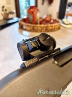 Remington 870 Calibro 12, canna rilfled. Con punto rossi.