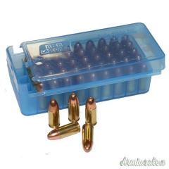 MTM P-50-SS-45 Scatola Portacolpi a Scorrimento Laterale Blu Trasparente