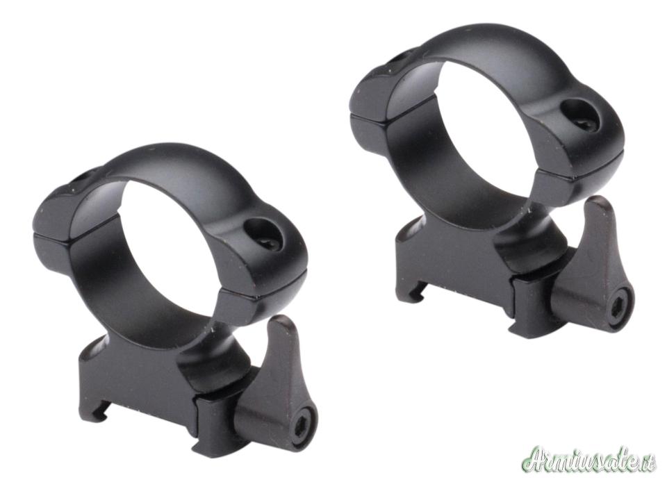 NIKKO STIRLING Weaver Steel-Loc Mount Medium Anelli 1" Scina Weaver con la Leva #NSMQR1WM