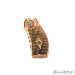 S&W Guance in Legno N Round Legacy Walnut Checkered with Bronze Medalions
