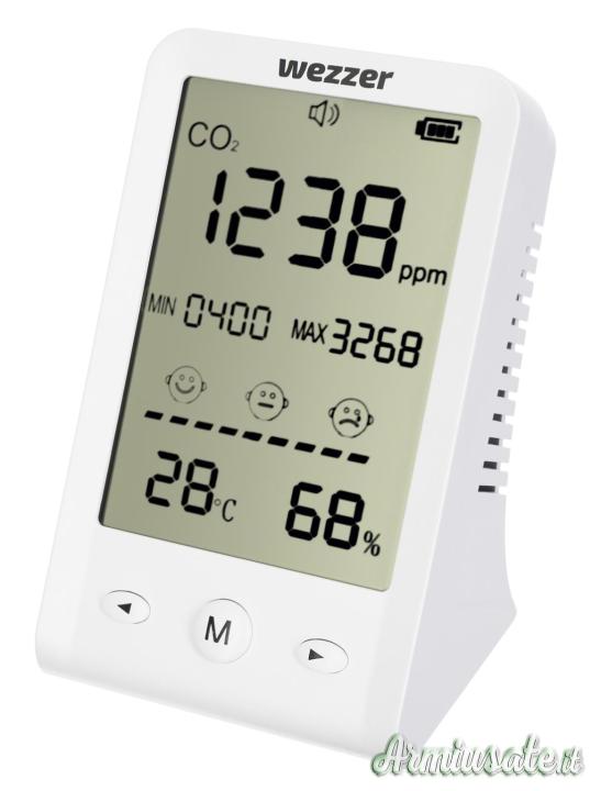Monitor della qualità dell’aria Levenhuk Wezzer Air MC10