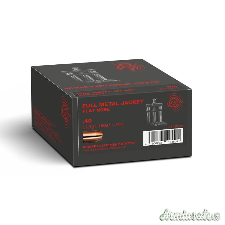 GECO Palle FMJ FP 401" 180gr (.40 Cal / 11,7g) (200pz)