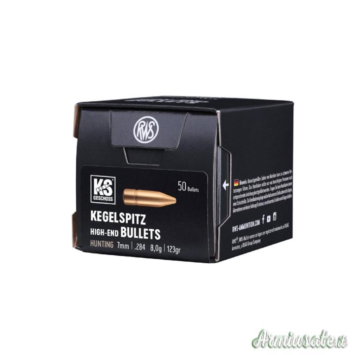 RWS Palle Kegelspitz 284" 123gr (50pz) #2146290