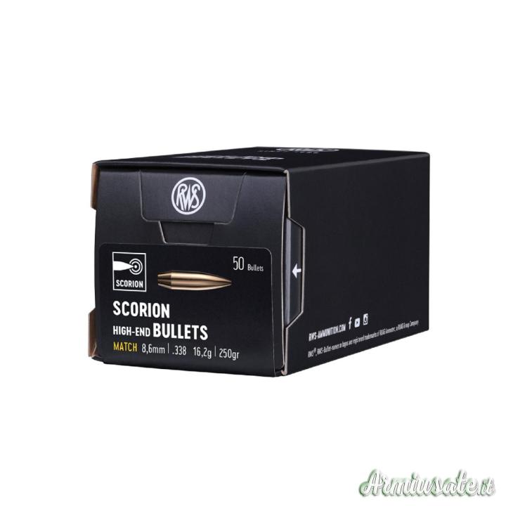 RWS Palle Scorion Match 338" 250gr (50pz) #2421466