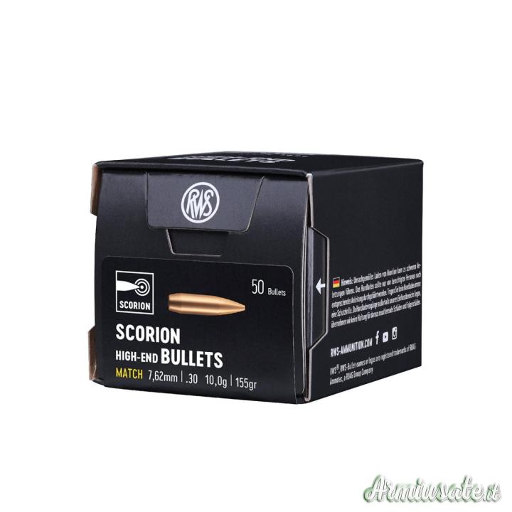 RWS Palle Scorion Match 308" 155gr (50pz) #2418598