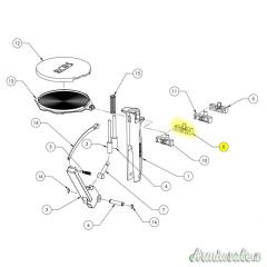 RCBS Hand Priming Tool : Primer Feed Large Right Half #7190203
