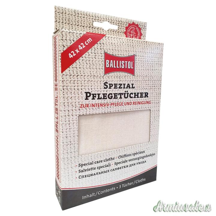 BALLISTOL Kit Panni per Pulizia Speciali (3pz)