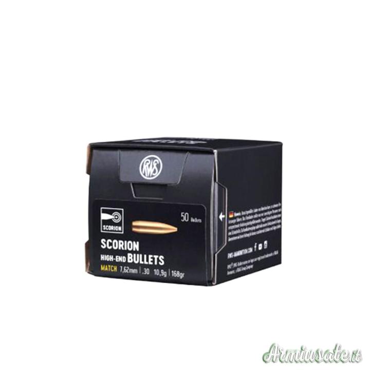 RWS Palle Scorion Match 308" 168gr (50pz) 2416966