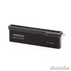 ARMANOV Ammo Checker Misurazione Altezza delle Cartucce con Misuratore OAL 10rnd 9x19mm