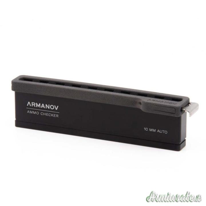 ARMANOV Ammo Checker Misurazione Altezza delle Cartucce con Misuratore OAL 10rnd 10mm Auto
