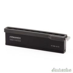 ARMANOV Ammo Checker Misurazione Altezza delle Cartucce con Misuratore OAL 10rnd 10mm Auto