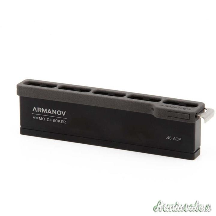 ARMANOV Ammo Checker Misurazione Altezza delle Cartucce con Misuratore OAL 10rnd .45 ACP