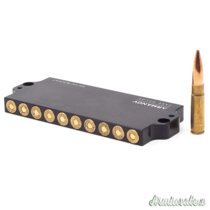 ARMANOV Ammo Checker 10 rnd Stackable Misurazione Altezza delle Cartucce Combinabile .300 AAC