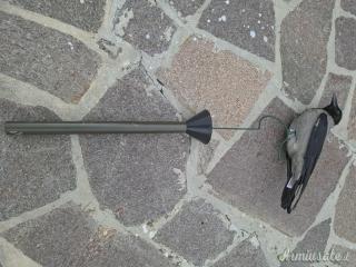 Cornacchia vedetta con supporto  per pianta più imbuto.
