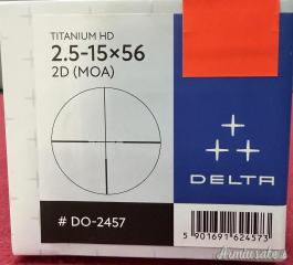 DELTA Titanium HD 2.5-15x56 2D (MOA) #DO-2457