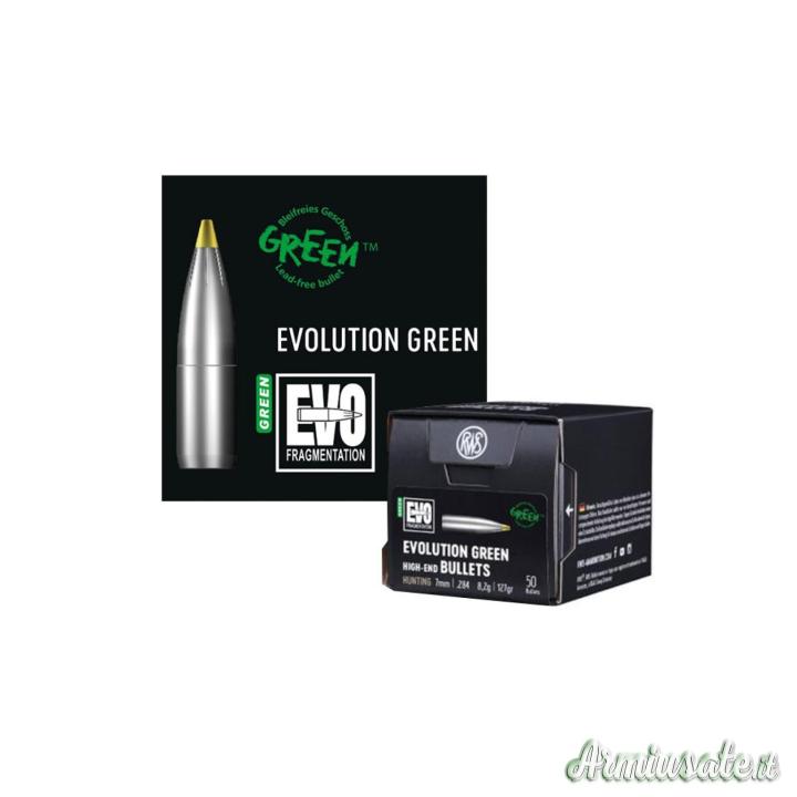 RWS Palle Evolution Green 366" 184gr (50pz) #2318523