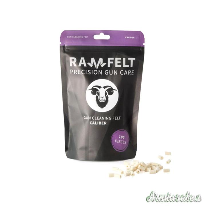 RAMFELT Feltrini forati Cal. 9mm (100 pezzi)