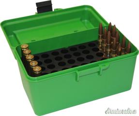 MTM Portacolpi H-50-RM Rifle Medium Blu trasparente