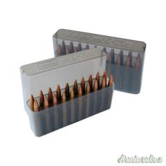 MTM Portacolpi J-20-LLD Rifle Large LD Grigio Trasparente