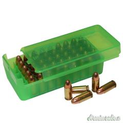 MTM P-50-SS-9 Scatola Portacolpi a Scorrimento Laterale Verde Trasparente