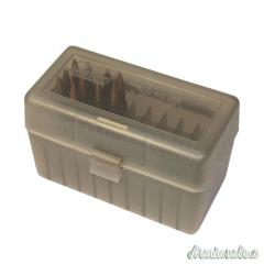 MTM Portacolpi RS-50 Rifle Small Grigio Trasparente