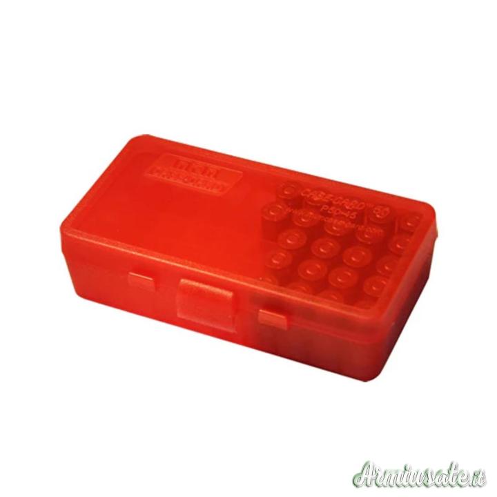 MTM Portacolpi P-50-9M 9mm Rosso Trasparente