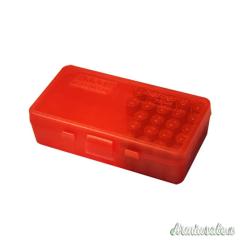 MTM Portacolpi P-50-44 .44 Rem Mag - 460 Rowland Rosso Trasparente