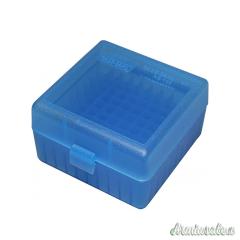 MTM Portacolpi RS-100 Rifle Small Blu Trasparente