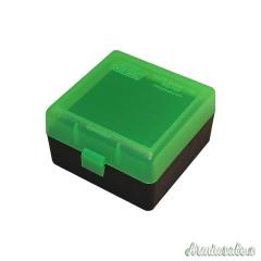 MTM Portacolpi RS-100 Rifle Small Nero-Verde Trasparente