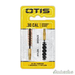 OTIS Bore Brush Set Scovoli Bronzo + Nylon .30 cal