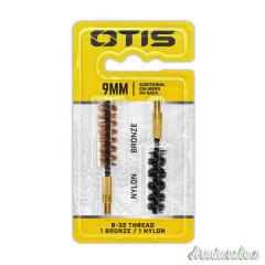OTIS Bore Brush Set Scovoli Bronzo + Nylon 9mm / .38 / .357
