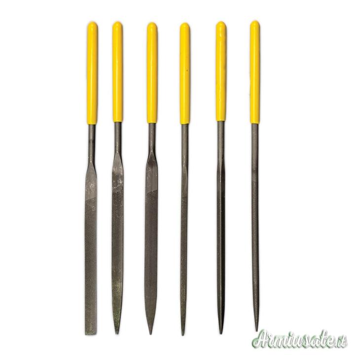 OTIS PRO+ Gunsmithing File Set di Lime assortite (6 pezzi)