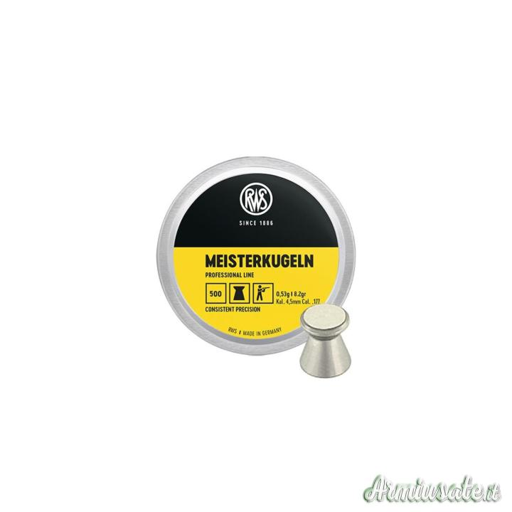 RWS Pallini Meisterkugeln 4.51mm 0,53g / 8.2gr (500pz)