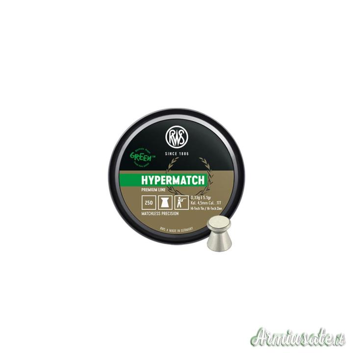 RWS Pallini Hypermatch 4.50mm 0.33g/5.1gr (250pz)