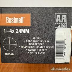 Bushnell AR scoperifle 1-4 x 24mm con anelli