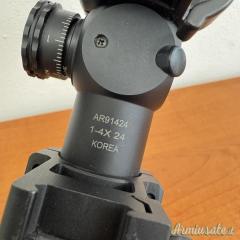 Bushnell AR scoperifle 1-4 x 24mm con anelli