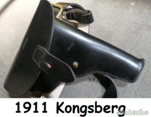 Gibernaggio originale pistola Kongsberg 1911 norvegese