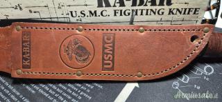 KA-BAR USMC FIGHTING/UTILITY PLAIN 1218 - coltello a lama fissa 125 - NUOVO