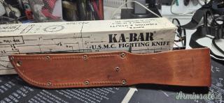 KA-BAR USMC FIGHTING/UTILITY PLAIN 1218 - coltello a lama fissa 125 - NUOVO