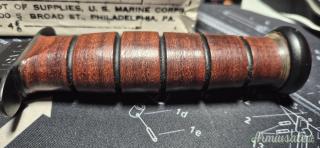 KA-BAR USMC FIGHTING/UTILITY PLAIN 1218 - coltello a lama fissa 125 - NUOVO