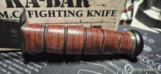 KA-BAR USMC FIGHTING/UTILITY PLAIN 1218 - coltello a lama fissa 125 - NUOVO