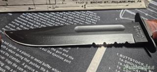 KA-BAR USMC FIGHTING/UTILITY PLAIN 1218 - coltello a lama fissa 125 - NUOVO