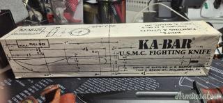 KA-BAR USMC FIGHTING/UTILITY PLAIN 1218 - coltello a lama fissa 125 - NUOVO
