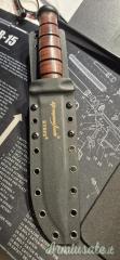 KA-BAR USMC FIGHTING/UTILITY PLAIN 1218 - coltello a lama fissa 125 - NUOVO