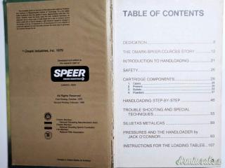 [# 1292] Manuale Ricarica vintage Speer 10