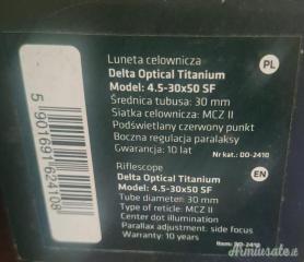 OTTICA DELTA TITANIUM 4,5-30x50 SF
