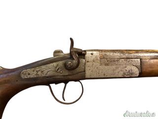 Antico fucile ottomano intarsi in oro cal. 24